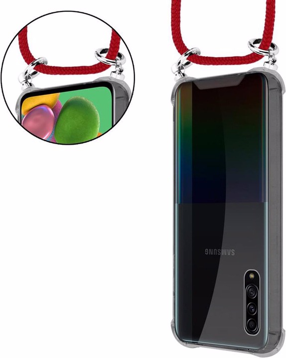 Produktbild Cadorabo TPU Handy Kette SILBER Cover