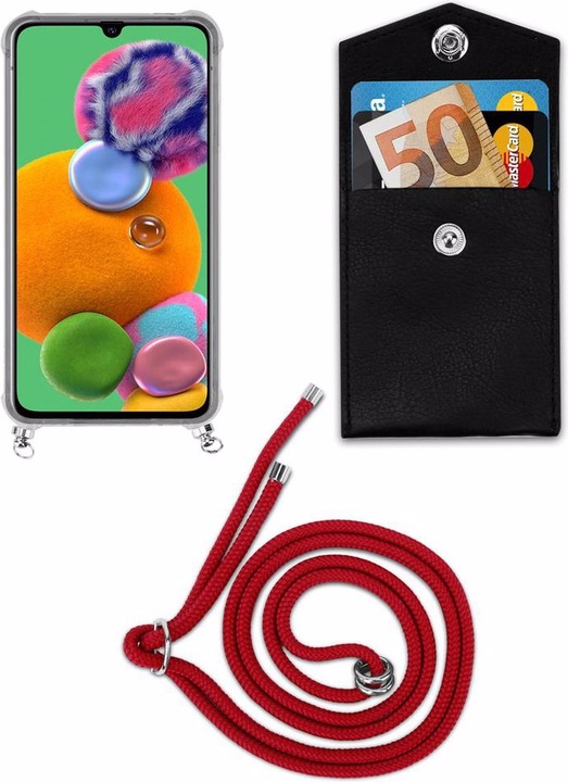Produktbild Cadorabo TPU Handy Kette SILBER Cover