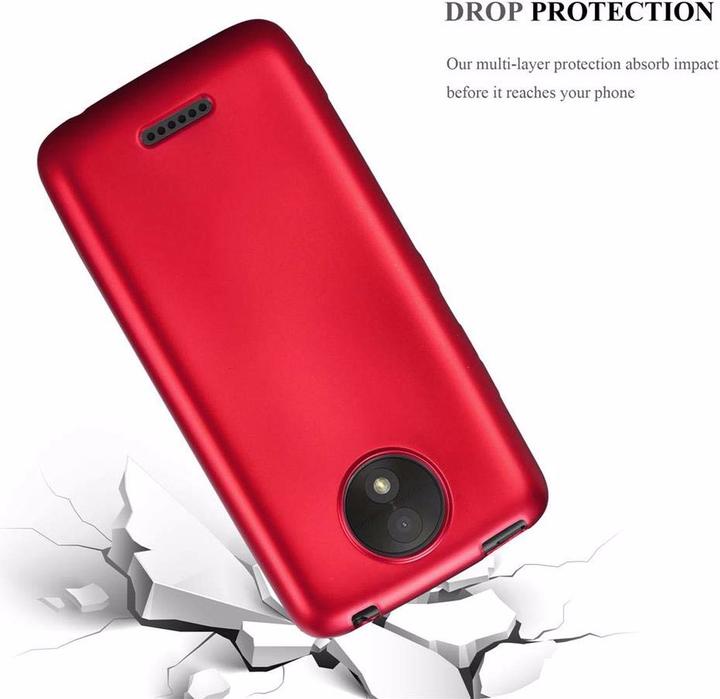 Produktbild Cadorabo TPU Matt Metallic Cover (Motorola Moto C Plus)