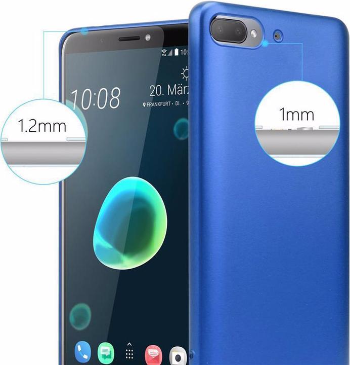 Produktbild Cadorabo TPU Matt Metallic Cover (HTC Desire 12+)