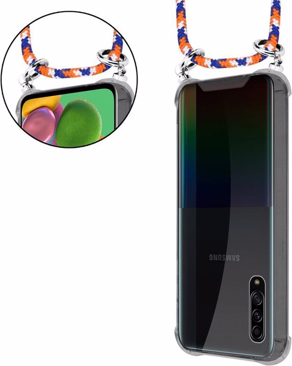 Produktbild Cadorabo TPU Handy Kette SILBER Cover