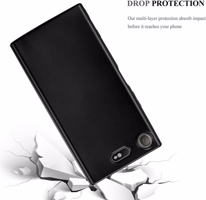 Produktbild Cadorabo TPU Matt Metallic Cover (Sony Xperia XZ1 Compact)