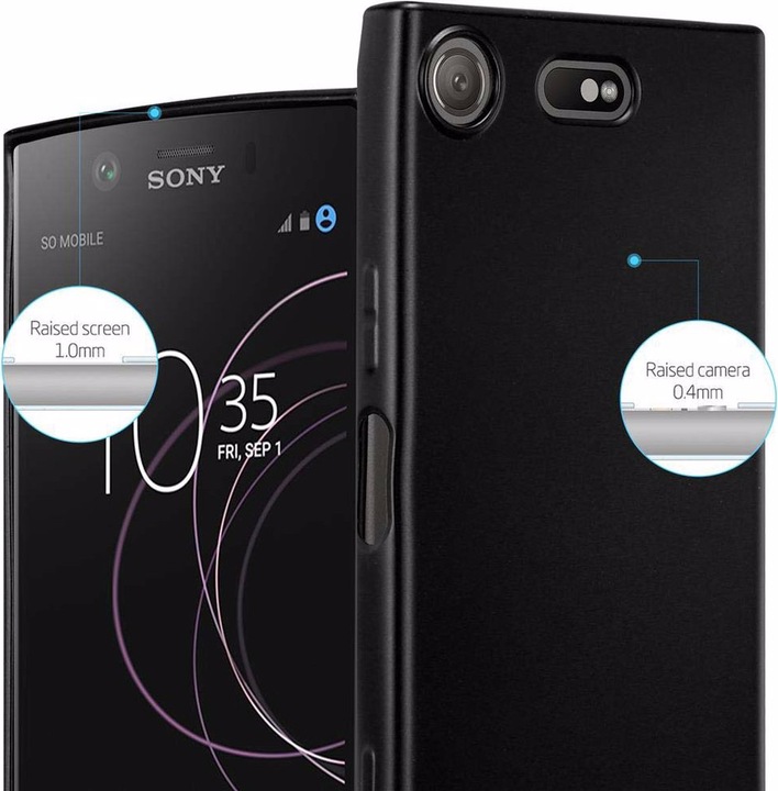 Produktbild Cadorabo TPU Matt Metallic Cover (Sony Xperia XZ1 Compact)
