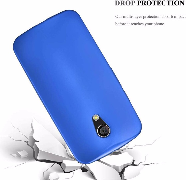 Produktbild Cadorabo TPU Matt Metallic Cover (Motorola Moto G2 (2nd Gen))