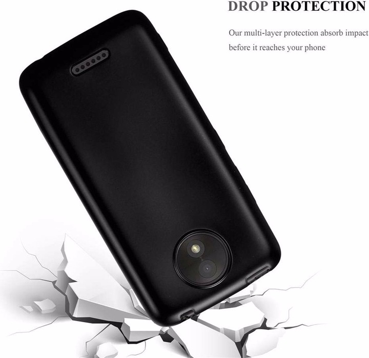 Produktbild Cadorabo TPU Matt Metallic Cover (Motorola Moto C Plus)