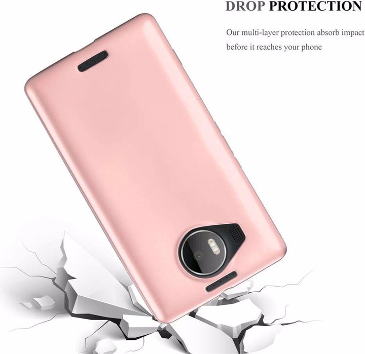 Produktbild Cadorabo TPU Matt Metallic Cover (Nokia Lumia 950 XL)