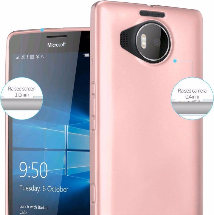 Produktbild Cadorabo TPU Matt Metallic Cover (Nokia Lumia 950 XL)
