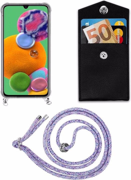 Produktbild Cadorabo TPU Handy Kette SILBER Cover