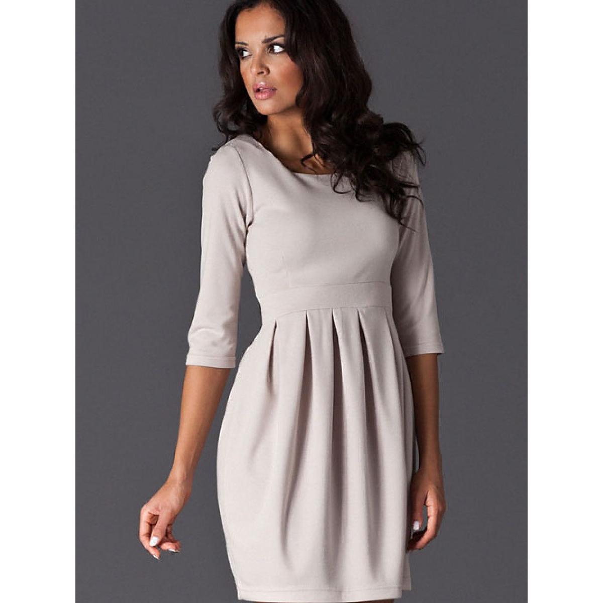 Figl, Damen, Kleider, Alltagskleid, Beige, (XL)