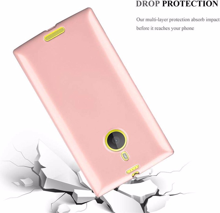 Produktbild Cadorabo TPU Matt Metallic Cover (Nokia Lumia 1520)