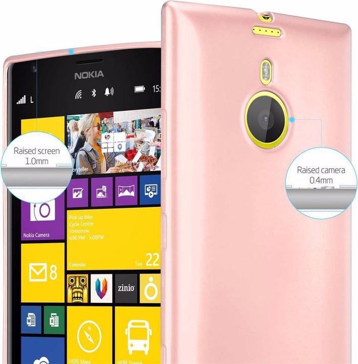 Produktbild Cadorabo TPU Matt Metallic Cover (Nokia Lumia 1520)
