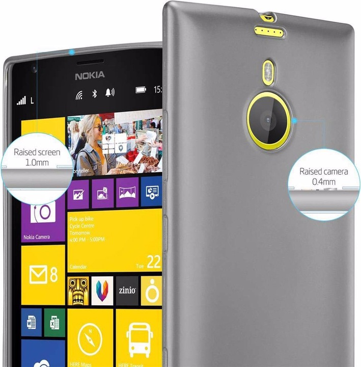 Produktbild Cadorabo TPU Matt Metallic Cover (Nokia Lumia 1520)