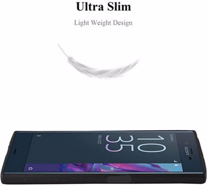 Actual product image Cadorabo TPU Matt Metallic Cover (Sony Xperia XZ, Sony Xperia XZs)