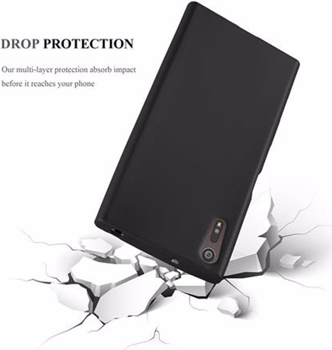 Actual product image Cadorabo TPU Matt Metallic Cover (Sony Xperia XZ, Sony Xperia XZs)