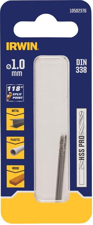 Actual product image Irwin Metal drill (1 millimetre)