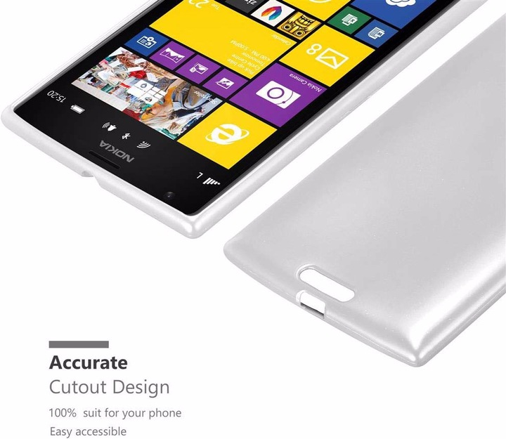 Produktbild Cadorabo TPU Matt Metallic Cover (Nokia Lumia 1520)
