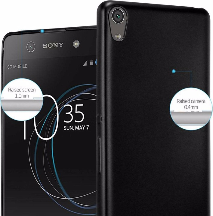 Produktbild Cadorabo TPU Matt Metallic Cover (Sony Xperia XA)