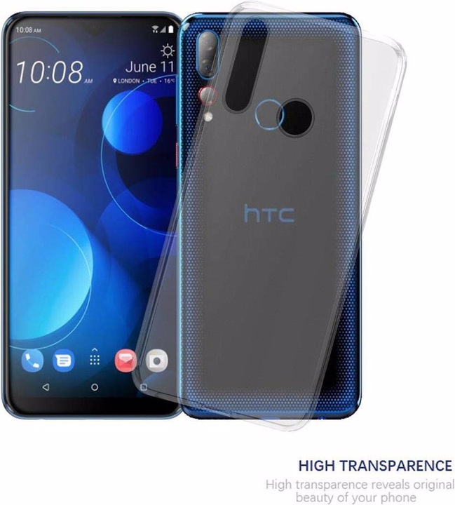 Produktbild Cadorabo TPU Ultra Slim AIR Cover (HTC Desire 19+)