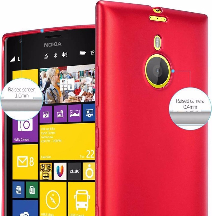 Produktbild Cadorabo TPU Matt Metallic Cover (Nokia Lumia 1520)