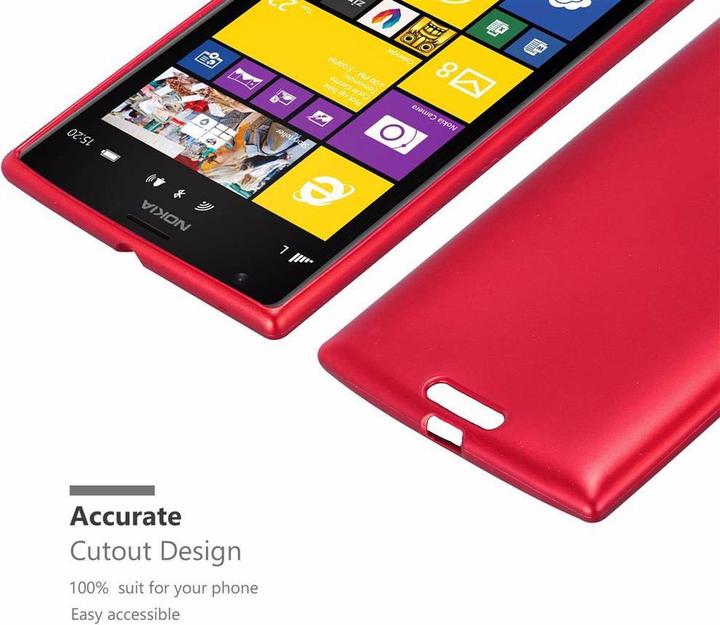 Actual product image Cadorabo TPU Matt Metallic Cover (Nokia Lumia 1520)