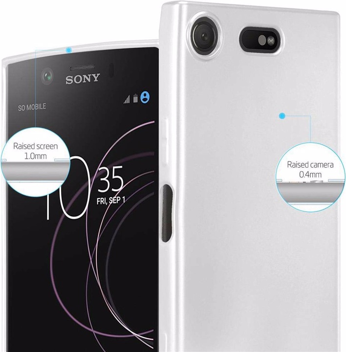 Produktbild Cadorabo TPU Matt Metallic Cover (Sony Xperia XZ1 Compact)