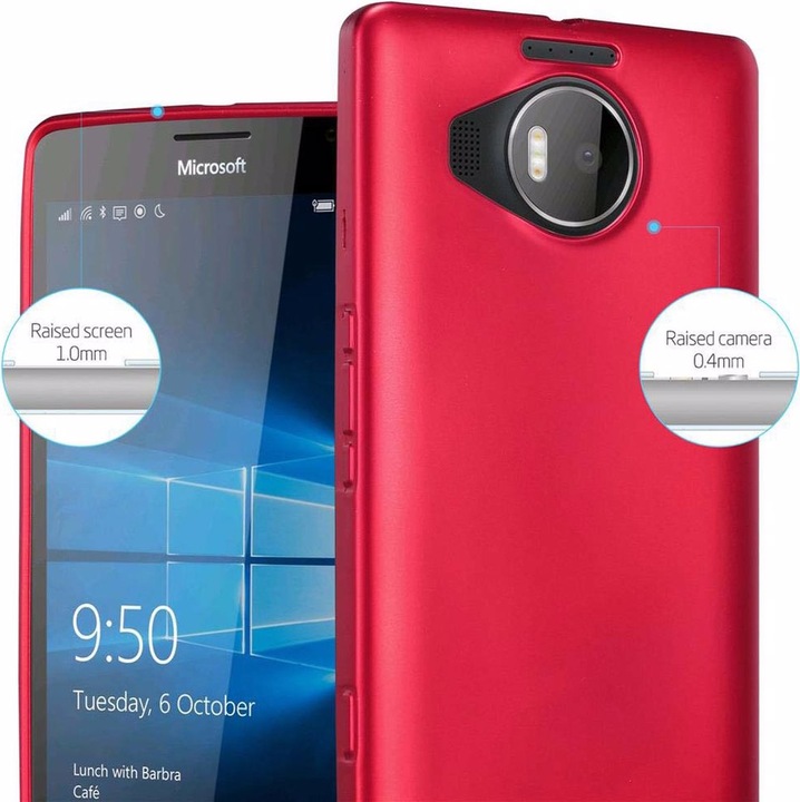 Produktbild Cadorabo TPU Matt Metallic Cover (Nokia Lumia 950 XL)