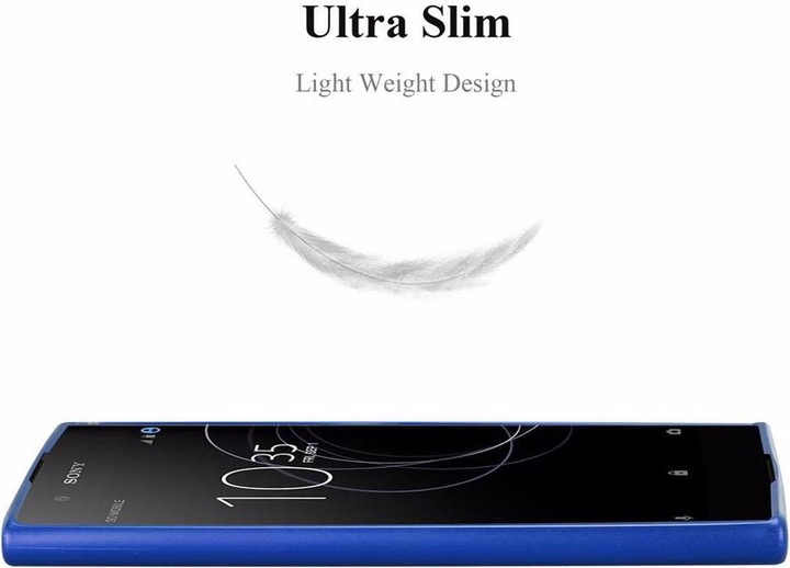 Actual product image Cadorabo TPU Matt Metallic Cover (Xperia XA1 Plus)