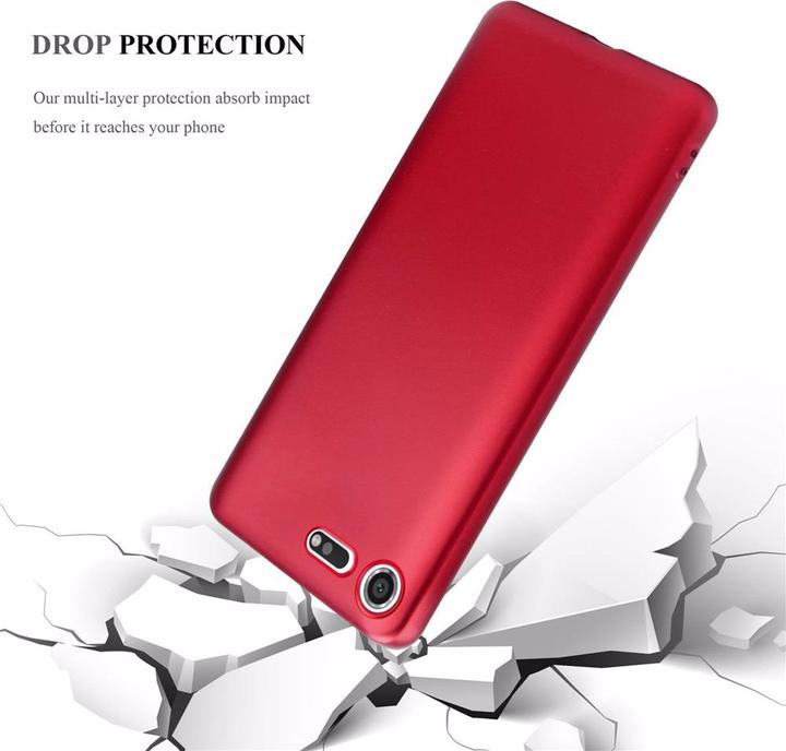 Image du produit Cadorabo Couverture métallique mate TPU (Sony Xperia XZ Premium)