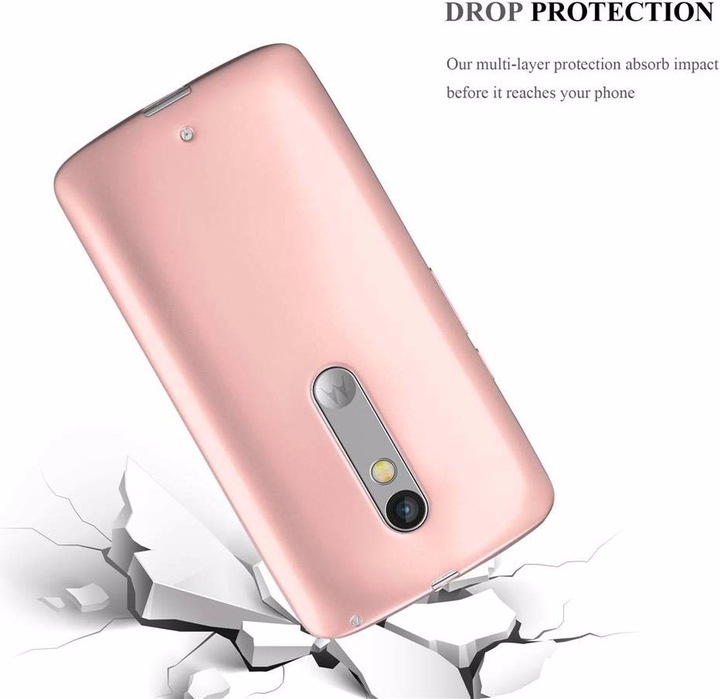 Produktbild Cadorabo TPU Matt Metallic Cover (Motorola Moto X Play)