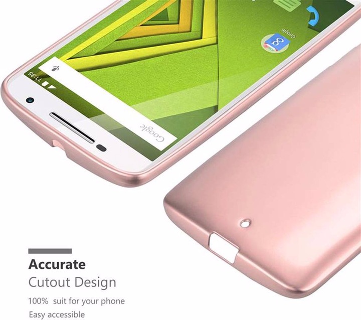 Produktbild Cadorabo TPU Matt Metallic Cover (Motorola Moto X Play)