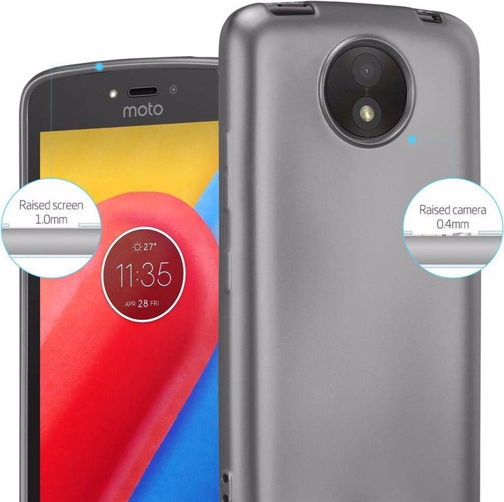 Produktbild Cadorabo TPU Matt Metallic Cover (Motorola Moto C Plus)