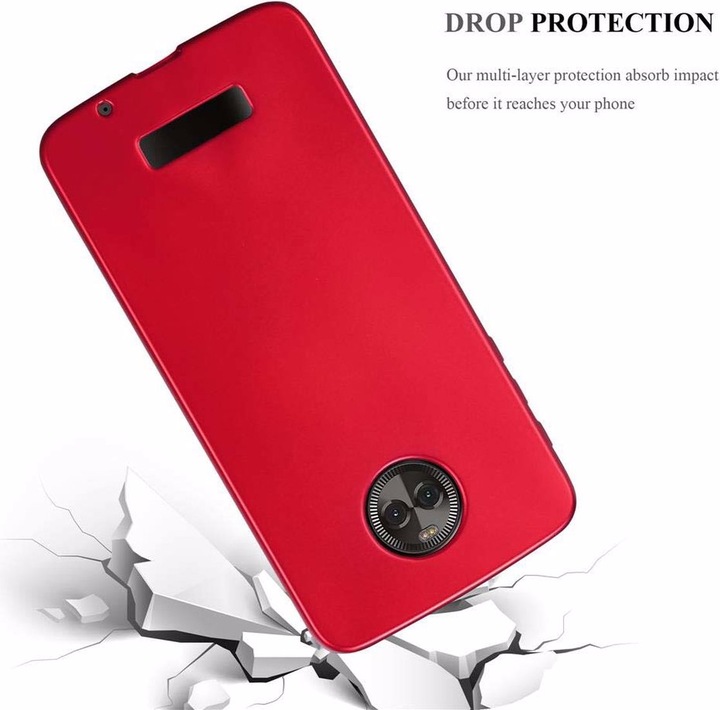 Produktbild Cadorabo TPU Matt Metallic Cover (Motorola Moto X4)