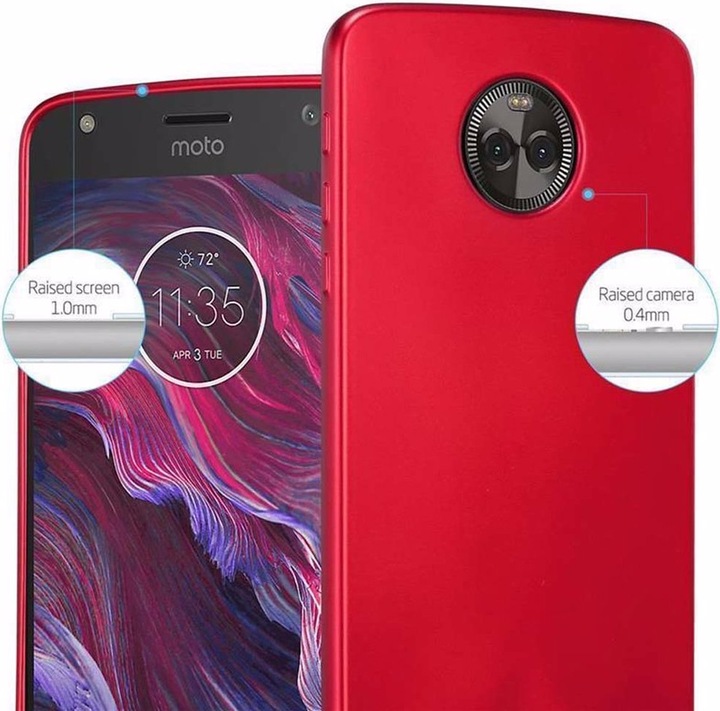Produktbild Cadorabo TPU Matt Metallic Cover (Motorola Moto X4)
