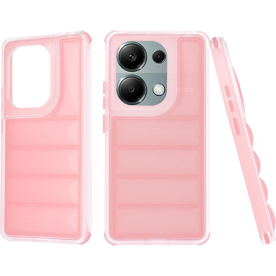 Techsuit - Wave Shield - Xiaomi Redmi Note 13 Pro 4G / Poco M6 Pro 4G - Pink (Xiaomi Poco M6 Pro, Xiaomi Redmi Note 13 Pro 4G), Cover smartphone, Pink