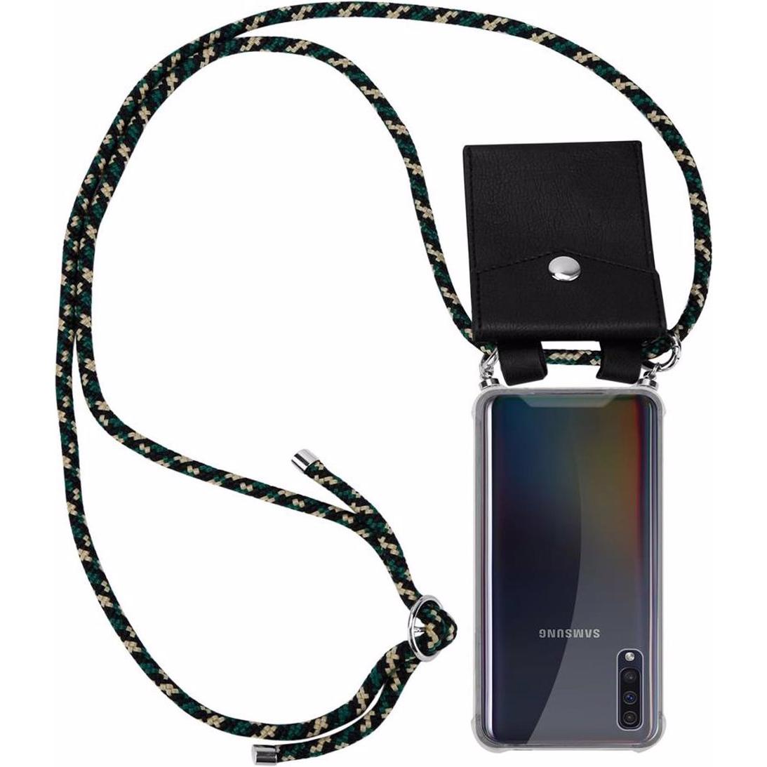 Cadorabo TPU Handy Kette SILBER Cover, Handykette, Braun