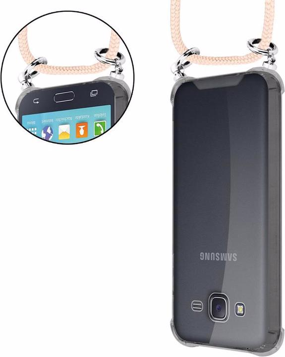 Produktbild Cadorabo TPU Handy Kette SILBER Cover