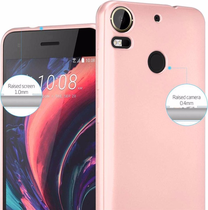 Produktbild Cadorabo TPU Matt Metallic Cover (HTC Desire 10 Pro)