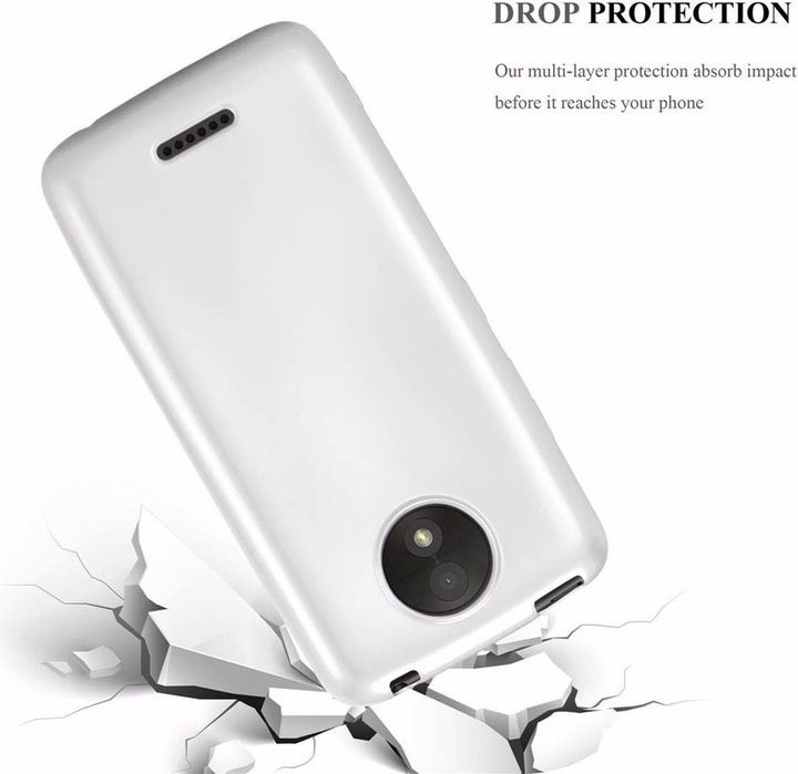 Produktbild Cadorabo TPU Matt Metallic Cover (Motorola Moto C Plus)