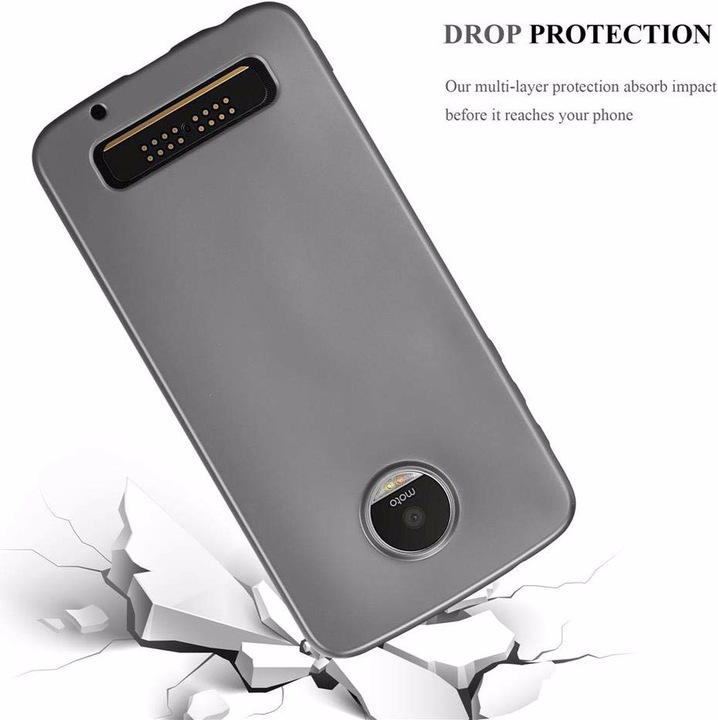 Produktbild Cadorabo TPU Matt Metallic Cover (Motorola Moto Z Play)