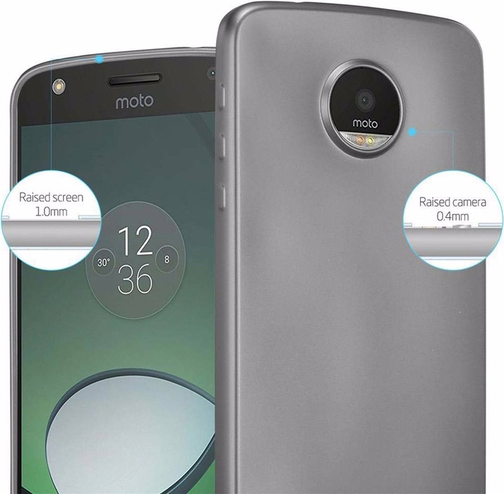 Produktbild Cadorabo TPU Matt Metallic Cover (Motorola Moto Z Play)