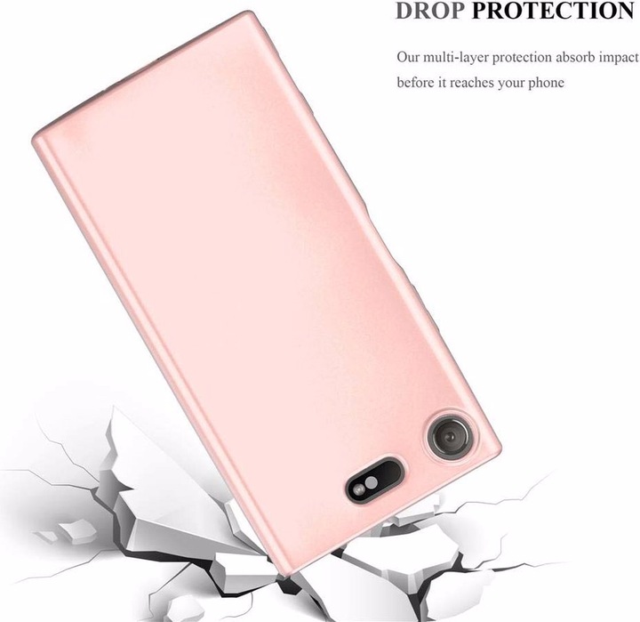 Produktbild Cadorabo TPU Matt Metallic Cover (Sony Xperia XZ1 Compact)