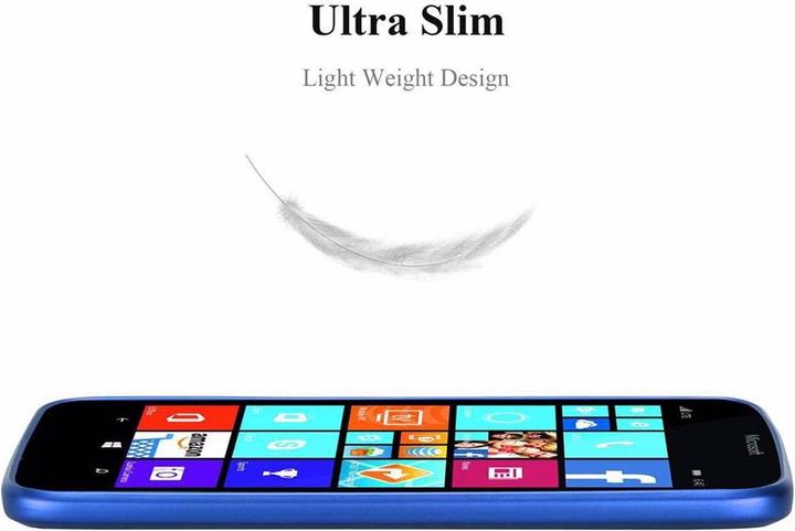 Actual product image Cadorabo TPU Matt Metallic Cover (Microsoft Lumia 640 XL)