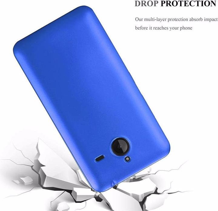 Actual product image Cadorabo TPU Matt Metallic Cover (Microsoft Lumia 640 XL)