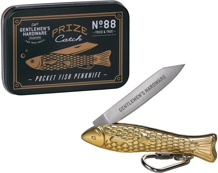 Actual product image Gentlemen's Hardware Pocket Fish Penknife (6.35 cm)