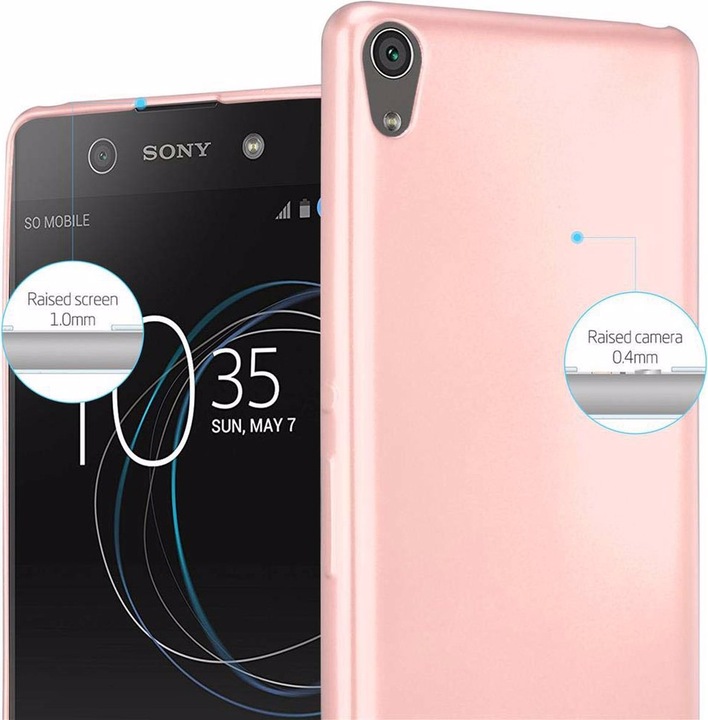 Produktbild Cadorabo TPU Matt Metallic Cover (Sony Xperia XA)
