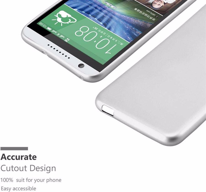 Actual product image Cadorabo TPU Matt Metallic Cover (HTC Desire 820)