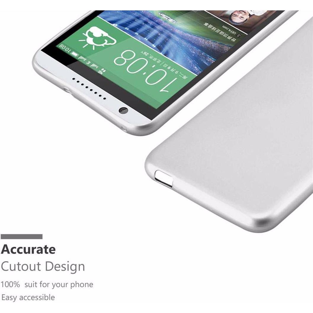 Thumbnail - Cadorabo TPU Matt Metallic Cover (HTC Desire 820), Smartphone Hülle, Silber