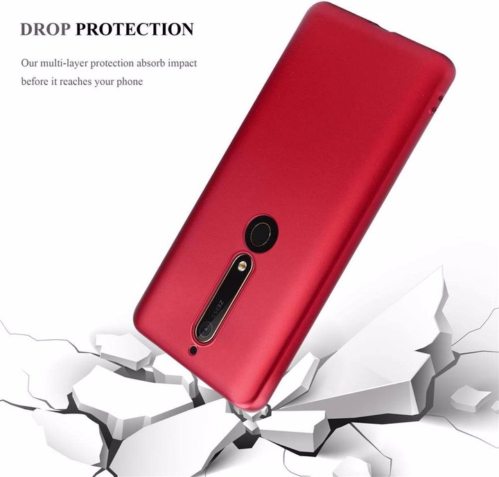 Produktbild Cadorabo TPU Matt Metallic Cover (Nokia 6.1)