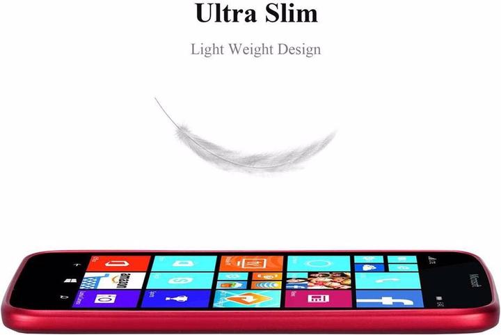 Actual product image Cadorabo TPU Matt Metallic Cover (Microsoft Lumia 640 XL)