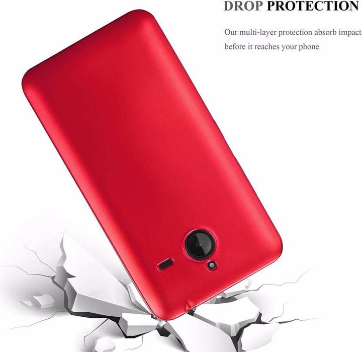 Actual product image Cadorabo TPU Matt Metallic Cover (Microsoft Lumia 640 XL)